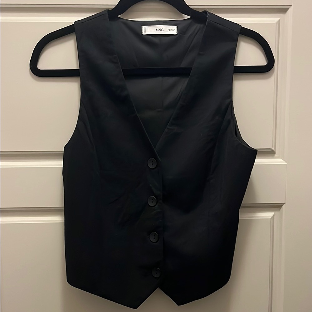Mango Classic Black Vest